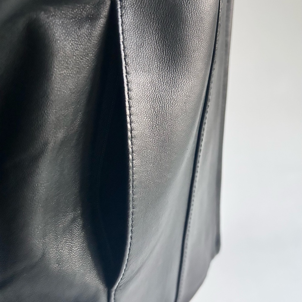 Wilsons Leather Classic Black Genuine Leather Jacket size XL - Picture 5 of 15